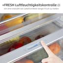 CHIQ Kühlschrank mit Gefrierfach No Frost | 356 L | 200 cm H, 60 cm B, 63 cm T| Smart Kontrol, Eco Mode, Leise 35 dB | 4-Sterne-Gefrieren, Schnellkühlung, LED-Touch-Display | FBM351NEI42 - 5