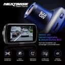 Nextbase® 622GW Dash cam Auto | Modalità di Parcheggio 24/7 | Dashcam Auto 4K 2160p 30fps | Schermo Tattile da 3" Telecamera | Camera con Angolo di visione 140° | Visione Notturna - 2