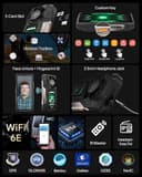 Ulefone Armor 33 Pro 5G Rugged Smartphone, 25500mAh 66W, 32GB+512GB/2TB TF, 6.95"+3.4" Dual Screen, 64MP Night Vision, 118dB Speaker, Infinite Halo, 3-Card Slot NFC Android Mobile Phones Unlocked - 9