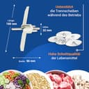 VIOKS Bosch 00630760 - Extractor con aspas de desviación para robot de cocina MUM5 & Bosch MUM5 MUM58L20 Accesorios - 5