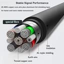 Kiuet 5M Link Cable Compatible with Meta/Oculus Quest 3/Quest 2/Pro/PICO4 Accessories VR Headset, High Speed Data Transfer Cord USB 3.0 Cable Type C Light for Gaming PC/Steam VR - 6