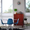 SHISEDECO Modern Sunburst Clock in Multicolor, Non Ticking Wooden Mid Century Retro Design Decorative Silent Wall Quartz Clocks for Home, Living Room, Office and Bedroom etc. - 2