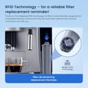 GLACIER FRESH Filtro de agua compatible con las máquinas de café automáticas Jura® E8, E6, 3 unidad - 3