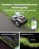 Terramow V1000 Cortacésped Robot, Tecnología Tri-AI Vision sin Cable/Sin Problemas de Señal RTK, Mapeo Automático, Máx. 1200㎡, Navegación por Visión, Evitación de Obstáculos con IA, Ideal para Cortar - 5