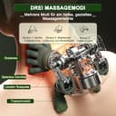 Massagegerät, 4D Nackenmassagegerät, Touchscreen-Tasten, mit 3 Massageprogrammen und 2 Heizstufen, Entspannt die Muskeln und lindert Müdigkeit, Das Perfekte Geschenk für Familie und Freunde. - 7