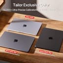 Soonjet for MacBook Pro 14 inch Case 2026 2025-2021 | M5 M4 M3 M2 M1 Pro/Max | 100% Match Official Color | Protective Hard Shell Laptop Cover | Space Black Clear - 5