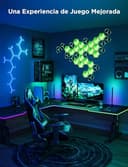 Govee Glide Hexagon Paneles de Luz Ultra, 3D Luces de Pared RGBIC con Alexa, Lámpara Hexagonal con 129 LEDs, 60 Modos de Escena para Gaming, Paredes, Habitaciones, Meteorito Gris,10 Paneles - 5