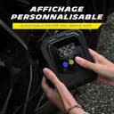 MICHELIN 009541 Mini Compressore d’Aria 12V – Portata 20L al Minuto – Gonfiatore per Pneumatici Auto – Pressione Programmabile 8 Bar 138W – Attacco a Connessione Rapida – 3 Adattatori - 5