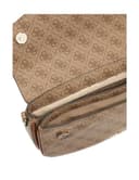 GUESS borsa a tracolla Dea Flap Shoulder Bag Latte Logo beige - 4