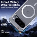 Fitudoos Funda para Google Pixel 10/10 Pro, Compatible con MagSafe, Protección de Grado Militar, Resistente a Golpes, Antiamarilleo y arañazos Funda-Transparente. - 3