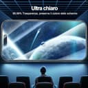 NEW'C 3 Pezzi, Vetro Temperato per iPhone 17 Pro Max, iPhone 16 Pro Max (6,9 pollici), Pellicola Prottetiva Anti Graffio - Ultra resistente - Trasparente HD - Strumento di installazione facile incluso - 7