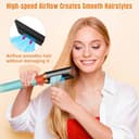 Boquilla alisadora de rizador para Dy-son Airwrap HS01 HS05 HS08, boquilla alisadora alisa y peina el cabello solo con flujo de aire (dorado) - 4