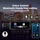 Alondy Single Din Car Stereo with Touchscreen (6.9") Compatible with [Wireless] Apple CarPlay/Android Auto Bluetooth AM/FM/RDS Radio USB (Type-C 2.1A Fast Charge) backup Camera - 5