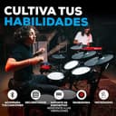 Alesis Nitro Pro XL - Set de Batería Electrónica de 10 Piezas con Parches de Malla Doble Zona, 500+ Sonidos BFD, Bluetooth, Drumeo, MIDI USB - 8