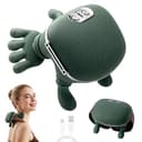 4D NackenmassagegeräT Kabellos, Massagegerät Nacken Schulter, 3 Massagegrade & 2 Temperaturstufen, NackenmassagegeräT Mit WäRme, für Zuhause, BüRo, Reisen, Entspannen Sie Muskeln, Lindern MüDigkeit - 1