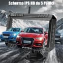 VASTEND Wireless Telecamera Retromarcia 5 Pollici HD 1080P Monitor, IP69 Impermeabile IR Visione Notturna Telecamera Posteriore, 150° Grandangolare, per Camion, Camper, Pickup, SUV - 3