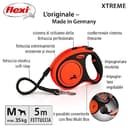 Guinzaglio Flexi Xtreme M, 5 m, cinghia, fino a 35 kg - 2