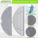 APZOVO Kit de Accesorios de Repuesto para Roborock S8 S8 Plus S8+ S8 Pro Ultra, 4 Filtro, 4 Paño, 6 Cepillo Laterale, 2 Cepillo Principal, Accesorios Recambio para Roborock S8 S8 Plus S8+ S8 Pro Ultra - 5