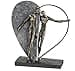 Casablanca - Sculpture Heart Palpitations - Poly/Metal - Grey - (H x W x D) 31 x 8 x 10 cm - 1