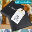 FOMAX Herren Geldbörse aus echtem Leder mit RFID Schutz, Echtleder Querformat Portemonnaie für Männer, Schwarz - 7