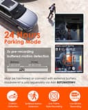 VANTRUE Dash Cam 1920*1080P HDR WiFi GPS Voice Control, Mini Dashcam Front Dash Cams for Cars, 160 Wide Angle Car Camera Dash Cam with Night Vision Buffered Parking Monitor, E1 Lite, Support 512GB Max - 5