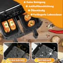 Ninja Heißluftfritteuse Zubehör,Airfryer Zubehör für Ninja Foodi Max Dual Zone Heißluftfritteuse AF400EU AF451EU AF300EU 7.6L-9.5L, Silikonform für Ninja heißluftfritteuse - 4