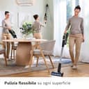 Bosch Unlimited 9 BBS921TBA Scopa Elettrica Senza Fili, Batteria 3.0 Ah, Tecnologia MicroClean, Compressore Slider, Luci LED, Verde - 17