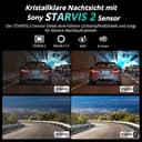 BOTSLAB 4K Dashcam Auto Vorne Hinten mit STARVIS 2 Sensor, WDR Dual-Kanal Dash Cam mit 64GB SD-Karte, Sprachsteurung & 5GHz Wi-Fi, WLAN Autokamera, GPS, Super Nachtsicht, bis zu 256GB - 3