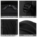 MATEIN Travel Laptop Backpack, Work Bag Lightweight Laptop Bag with USB Charging Port, Anti Theft Business Backpack, Water Resistant School Rucksack Gift for Men and Women, Fits 17.3 Inch, Black - 6