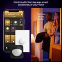 Philips Hue Devote Pannello Smart LED, White and Color Ambiance, Rotondo, diametro 30cm, 16.6W, 2000 Lumen, Cornice bianca, Illuminazione degli spazi interni, pack da 2 - 5