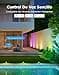 Govee Focos Para Exterior 2, Iluminación de Jardín Resistente al Agua IP67, Foco RGBWIC, 700 lm Regulable, 69 Modos de Escena y 16 mil Colores, Funciona con Alexa, Google Assistant, Matter. 4 paquetes - 6