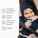 Passeggino Bugaboo Dragonfly Plus, Carrozzina Compatta da Città, Chiusura ad una Mano, Seduta Reclinabile e Reversibile, Adatto a Neonati e Bambini fino a 22 kg, Leggero da Trasportare, Grey Melange - 4