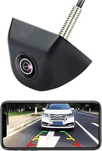 Telecamera Retromarcia WiFi 5G – HD 720p, Visione Notturna, Grandangolo 170°, Impermeabile IP68, Compatibile Android/iOS, Connessione Senza Fili Smartphone, Mini Telecamera Auto