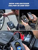 MICHELIN Air Power Max Hybrid Li-Ionen Akku-Kompressor mit Jump Starter & Powerbank – 3in1 Starthilfe, Luftpumpe 9,9 bar & 10.000 mAh Powerbank für Auto, Motorrad & Fahrrad - 8