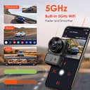 VANTRUE E2 Dash Cam Front and Rear 2.7K+2.7K, 5G WiFi GPS Dashcam for Cars Voice Control, Car Camera 160 Wide Angle, WDR, Night Vision, 24H Buffered Parking Mode G-Sensor, Support 512GB Max - 4