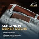 Diverso Cartera De Cuero En Horizontal Hombres Mujeres Bloqueo RFID Fa.Volmer Serie #Easycomfort (Marron) - 6