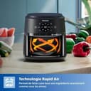 Philips Airfryer 2000 Series – Freidora Clásica 6,2L con Ventana, Tecnología RapidAir, 13 Modos de Cocinado, 90% Menos Grasa, Fácil Limpieza, Pantalla Táctil, Ahorro Energético (NA230/00) - 2
