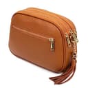 FIRENZE ARTEGIANI. Aliminusa Borsa a tracolla Donna Vera pelle Dollaro. 22 x 9 x 16 cm. Colore: Marrone, marrone, Utility - 3