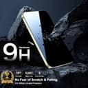 QsmQam 3 Piezas Protector de Pantalla para Google Pixel 10 con 3 Piezas Protector de Lente de Cámara, Ultra HD Cristal Templado, Dureza 9H, Anti Arañazos, Sin Burbujas - 4