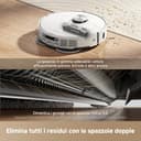 DREAME L40 Ultra AE Robot Aspirapolvere Lavapavimenti, Aspirazione 19.000 Pa, Auto-Pulizia dei Moci con Acqua Calda a 75°C, Diverse Spazzole e Moci Flessibili, Svuotamento Automatico - 3