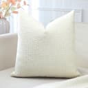 Artscope 1er Set Boucle-Kissenbezügen Einfarbig Wurfkissenbezug Moderne Dekokissen Kissenhülle Set Kissen Fall für Sofa Auto Schlafzimmer Zuhause Dekor 40x40cm, Creme Beige - 1