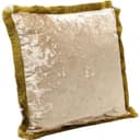 Kare Design Kissen Cannes Puder, Weiß, 45x45cm, Zierkissen, Dekokissen, Couchkissen mit Reißverschluss, Samtbezug - 3