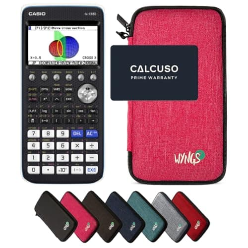 Casio fx-CG50 inkl. WYNGS Schutztasche Pink - Grafikrechner - Basic Set
