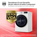 LG RH80V9AV4N - Secadora de Ropa, 8kg, Bomba de Calor y Carga Frontal, Clasificación C, Compresor Dual Inverter, Función Eco Hybrid, Limpieza Automática, Secadora LG Serie 900, Color Blanco - 4