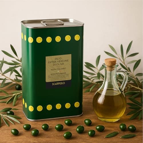 Olio extravergine d'oliva pugliese 100% italiano 5 litri Scarpello