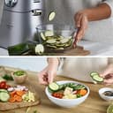 Kenwood AT340 Accesorio Rebanador Y Rallador, Plástico/Aluminio, Gris - 2