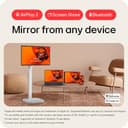 LG SMART Monitor Swing 32U889SA-W - 4K UHD IPS Touchscreen 32 inch, HDR10, Ergonomic Rolling Stand, Built-in Speakers, Wifi, Bluetooth, Airplay webOS Smart TV app, HDMI, USB-C, POGO, White - 18