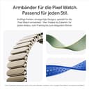 Google Pixel Watch 4 (41 mm) – Android-Smartwatch mit gewölbtem Display und Fitness-Tracking und Unterstützung von Gemini – Aluminiumgehäuse in Matte Black – Sportarmband in Obsidian – LTE - 12
