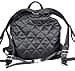 Prada Women's Black Fabric Backpack 1BZ016, nero - 5