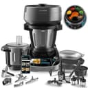 Cecotec Robot de Cocina Multifunción con Dispensador de Alimentos Mambo CooKing Total Gourmet. 2200W, 45 Funciones, Miles de Recetas Guiadas, Jarra Unique de 4,5L y Jarra Victory de 5L, Accesorios - 1